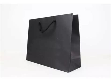 Bolsa Para Boutique Color Negra Con Tu Logotipo Env O Gratis