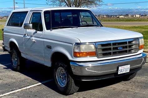 No Reserve 1996 Ford Bronco Xl For Sale On Bat Auctions Sold For