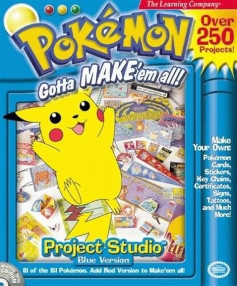 Pokémon Project Studio Blue Version Video Game 1999 Imdb