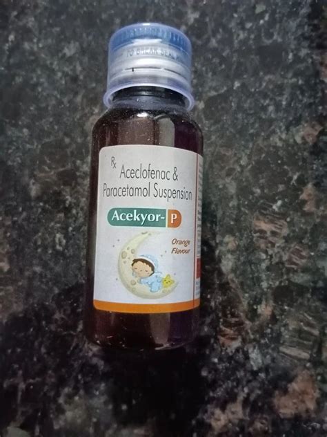 Aceclofenac And Paracetamol Suspension 60ml At Rs 65 Bottle In