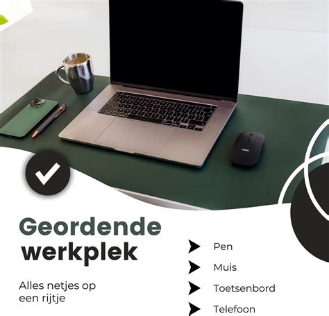 WURK Professionele Bureau Onderlegger Kunstleer Bureau Organizer