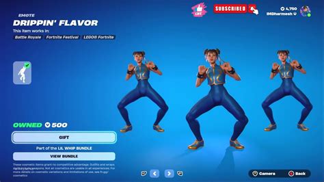 Drippin Flavor Fortnite Emote Youtube