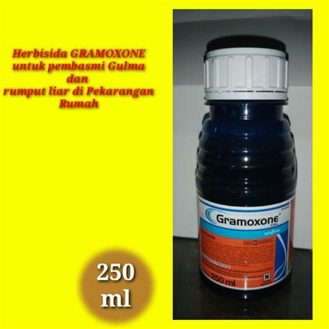 Jual GRAMOXONE 276SL HERBISIDA RACUN PEMBASMI RUMPUT DAN GULMA 250 ML