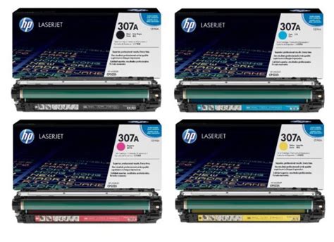 Original 4 Colour Hp 307a Toner Cartridge Multipack Ce740ace741a