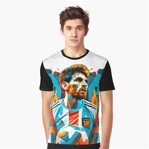 Lionel Messi Graphic T-Shirt by Vitto-1975 in 2023 | Lionel messi, Mens ...