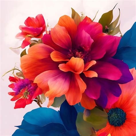 Premium Ai Image Beautiful Flower Background And Wallpaper Generative Ai