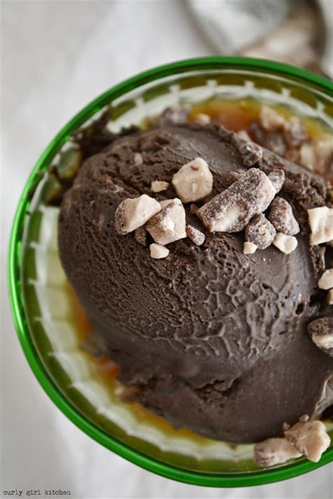 Curly Girl Kitchen Dark Chocolate Espresso Ice Cream With Toffee And