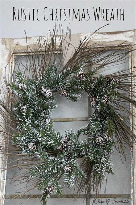 WHIMSICAL RUSTIC ELEGANT CHRISTMAS WREATH IDEAS