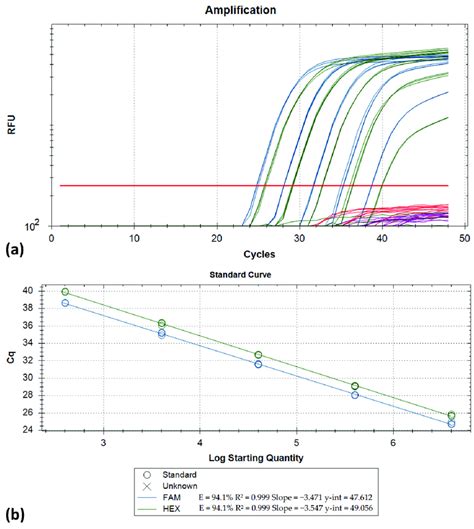 A Amplification Plots Generated By Testing A Dilution Series 10 Fold