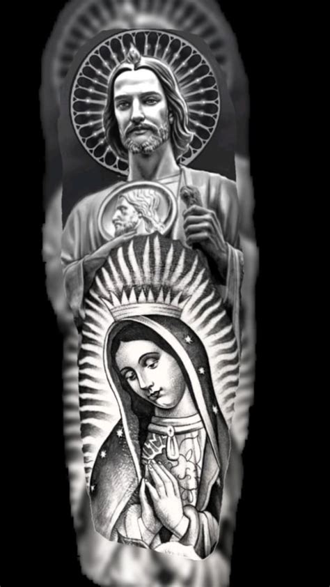 Tatoo San Judas Tadeo Y Virgen De Guadalupe Tatuajes De Juegos De