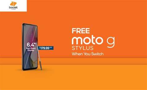 Boost Mobile S Latest Deals Include 10 Month Off 35GB Plan Free Moto