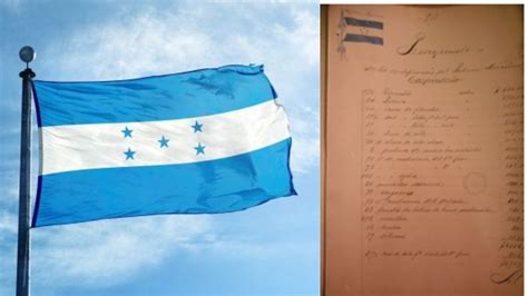 Decreto De La Bandera Nacional De Honduras Historia De La Creación Del Pabellón Nacional