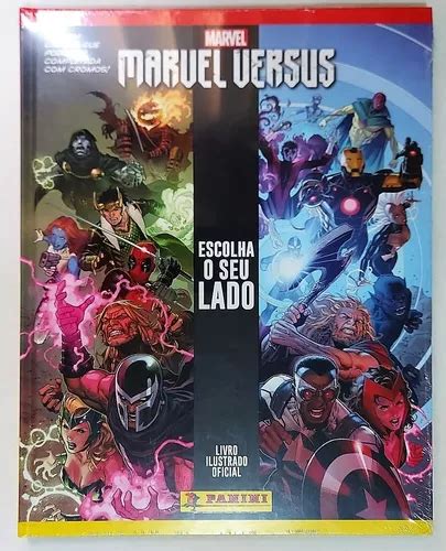 Álbum De Figurinhas Marvel Versus Completo P Colar Parcelamento sem