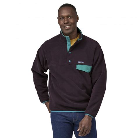 Patagonia Synchilla Snap T Fleece Pullover Obsidian Plum 25450 Obpl