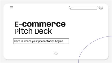 E-commerce Pitch Deck | Google Slides & PowerPoint