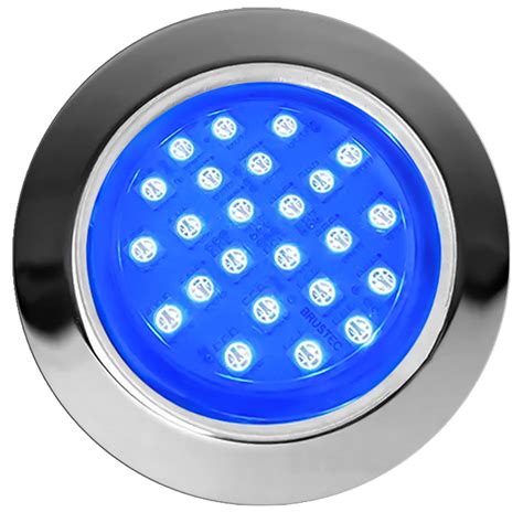 Kit Ilumina O Piscina Led W Azul Inox Fonte Brustec Piscina