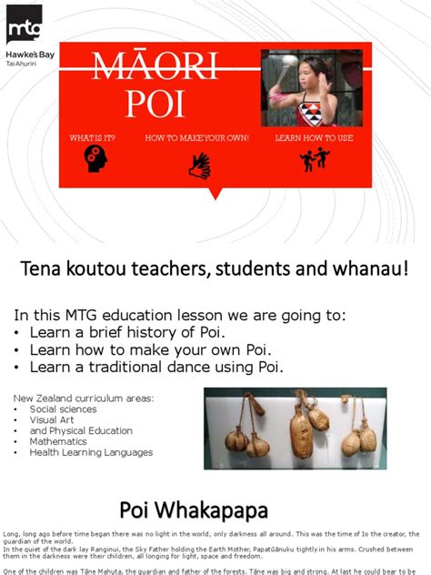 Māori POI: What Is It? How To Make Your Own! Learn How To Use | PDF