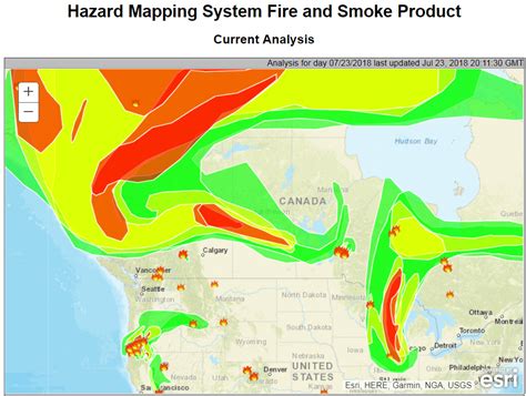 Noaa Smoke Plume Map