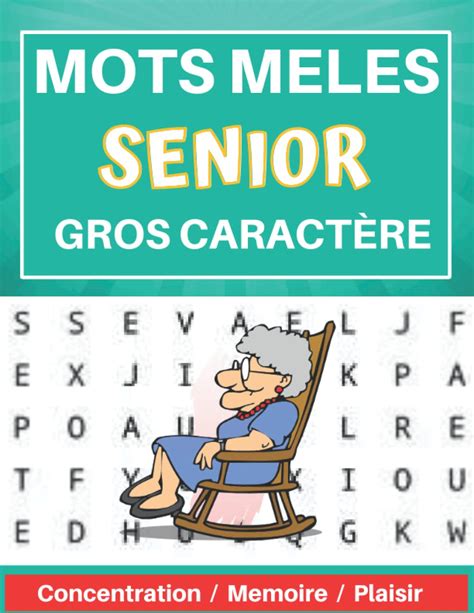 Buy Mots M L S S Nior Gros Caract Res Grilles Extra Large Avec