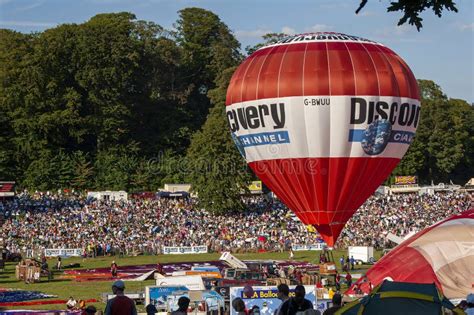 Bristol United Kingdom Annual International Hot Air Balloon Fiesta Europe Celebration On Flying
