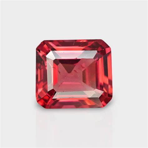 Cts Natural Red Spinel Faceted Octagon Loose Gemstone