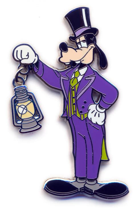 47289 - Goofy Holding a Lamp - Characters in Phantom Manor - Disneyland Resort Paris Disney Pin