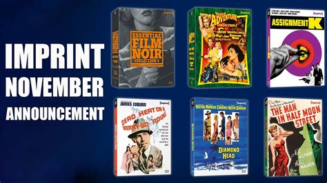 Imprint November Announcements Blu Ray Let S Imprint Essential