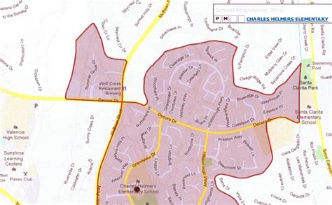 Charles Helmers Elementary School Boundary map 1