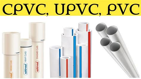 What Are The Major Differences Between Pvc Upvc Cpvc Off