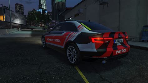 Audi A Police Car Livery Highway Patrol Paintjob Gta Mods