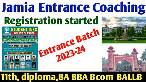 Jamia Amu Online Preparation Jamia Amu Entrance Exam