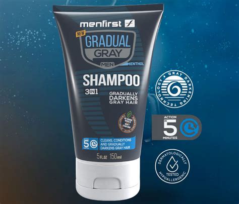 Gradual Gray Darkening Shampoo Menfirst