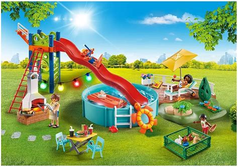 Playmobil Espace D Tente Avec Piscine