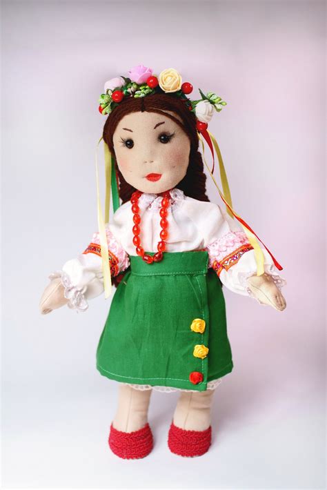 Doll In Ukrainian National Costume Handmade Dolls Etsy In 2021