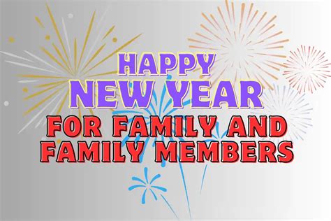 New Year Wishes for Family and Family Members 2024