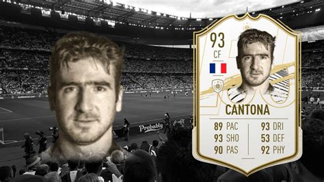 Fifa Cantona Prime Icon Player Review I Fifa Ultimate Team Youtube