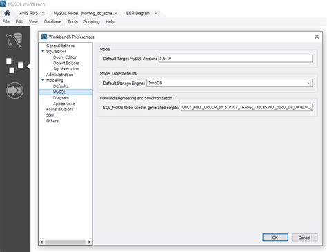 Syntax Mysql Workbench Schema Synchronization Causing Error 1064 Stack Overflow