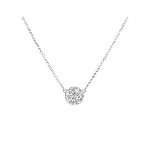 Heera Moti Diamond Disc Necklace 165-1090 - Hurdle's Jewelry