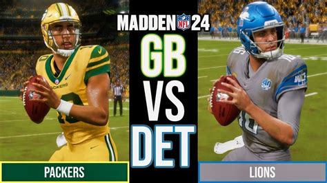 Madden Nfl 24 Detroit Lions 🆚 Green Bay Packers Week 12 November 23rd