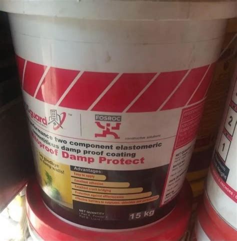 Waterproofing Coating Fosroc Nitoproof Damp Protect Packaging Size