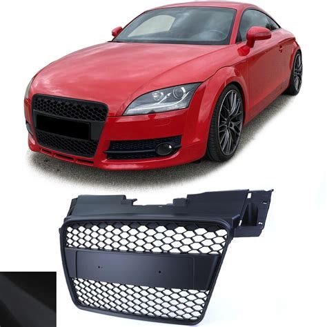 Grille Calandre Audi TT 8J Look RS 06 14 Noir Mat YakaEquiper