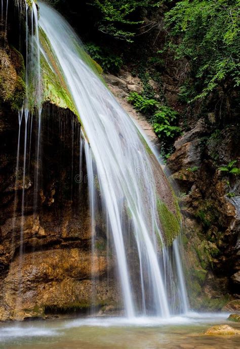 Natural Spring Waterfall stock photo. Image of clean - 12018944