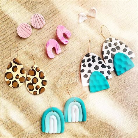 Make Your Own Polymer Clay Earrings With The Diy Kit Video Polymer