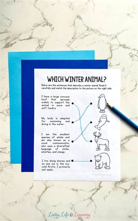 Winter Animal Printables