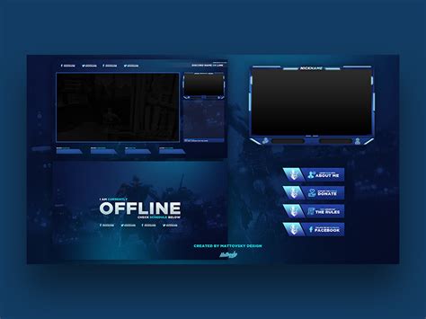 Twitch Stream Overlay Template | Free PSD Template | PSD Repo