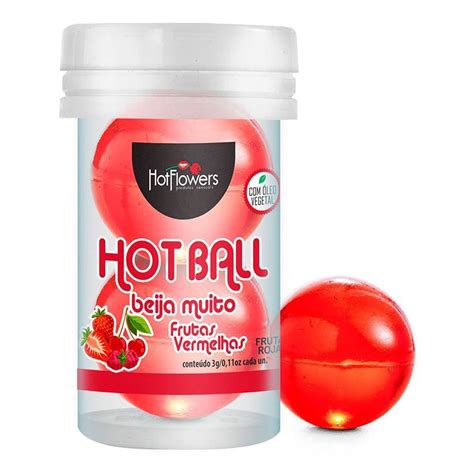 Apaixone Se Pelo Bolinha Hot Ball Beija Muito Dupla Frutas Vermelhas