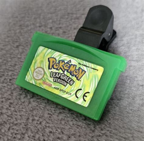 Pokémon LeafGreen Carte Only Genuine Nintendo Gameboy Advance UK PAL eBay