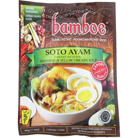 Bamboe Soto Ayam Instant Spices - AsianGrocery2YourDoor ...