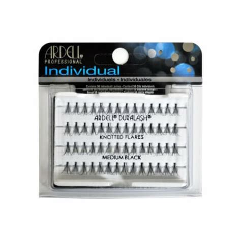 Ardell DuraLash Individual Medium Flare Lashes Black 56 Ea Pack Of 6