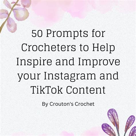 Prompts For Crochet Best